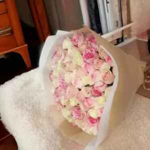 Bouquet de Rosas Buchon Rosadas Cali