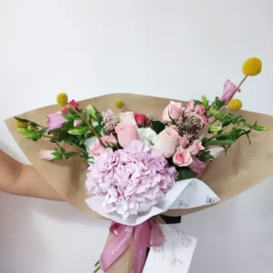 Bouquet-de-Rosas-y-Hortensias-en-Cali