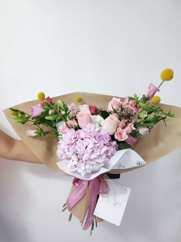 Bouquet-de-Rosas-y-Hortensias-en-Cali