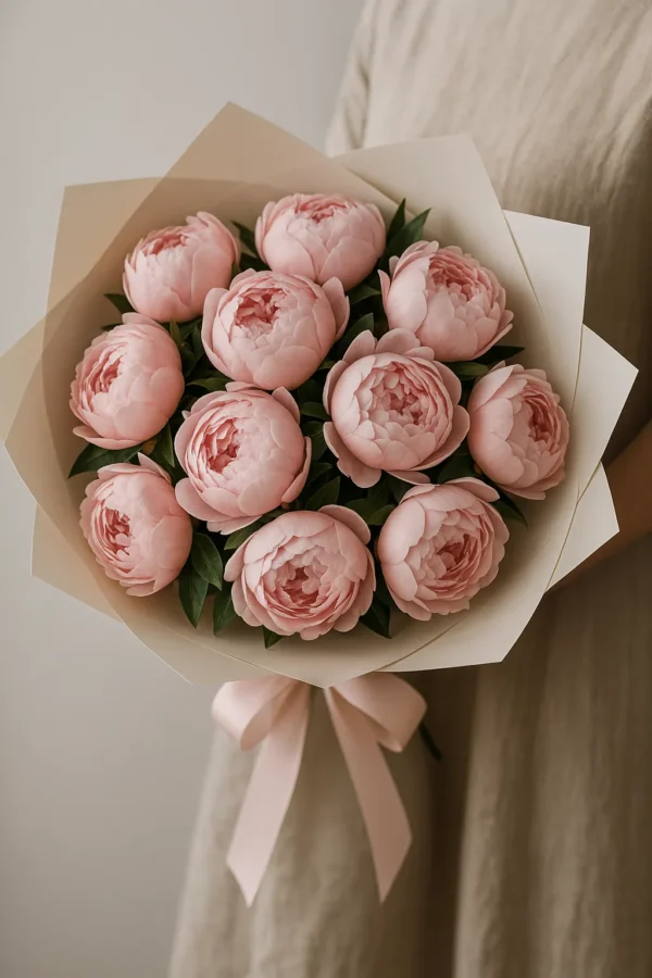 Bouquet de Peonías en Cali Colombia